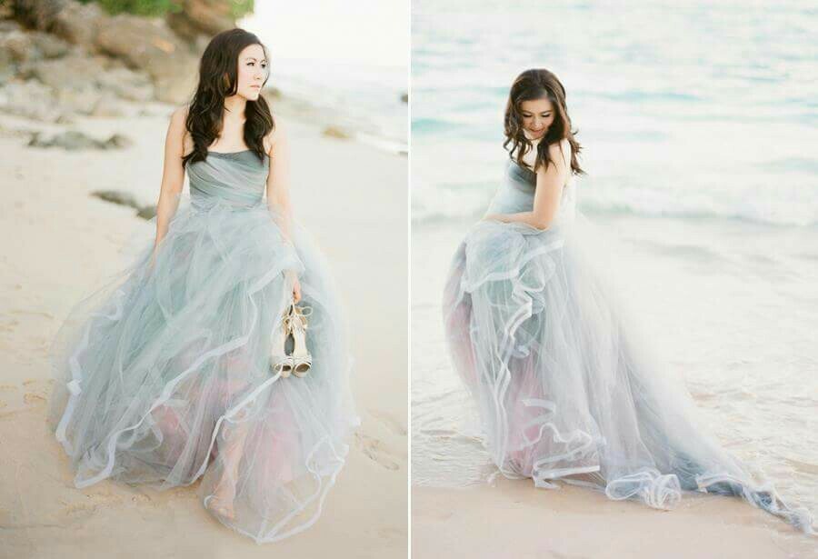 something blue, lilac wedding, beach wedding and beach wedding dress