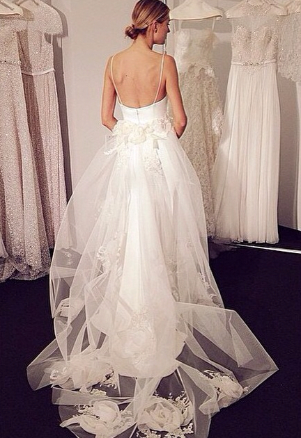 bride, gown and mira zwillinger