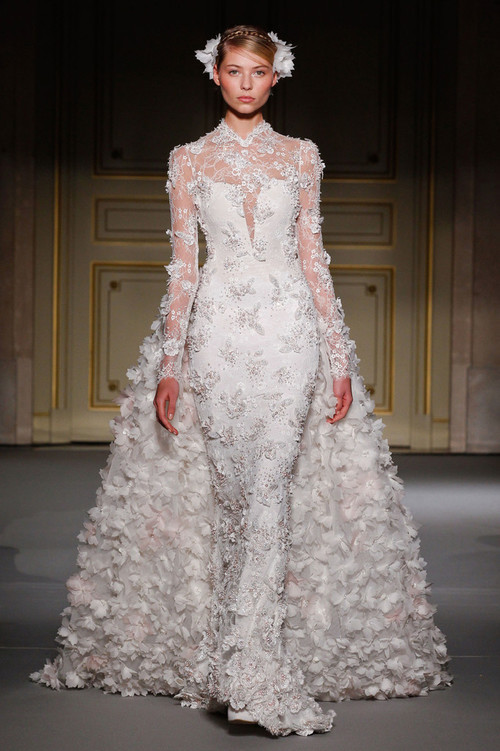 runway, bride, dress and fashion