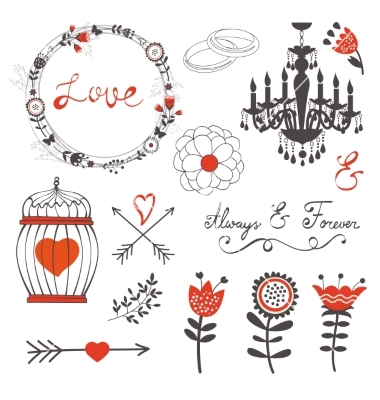 love, doodle and valentine