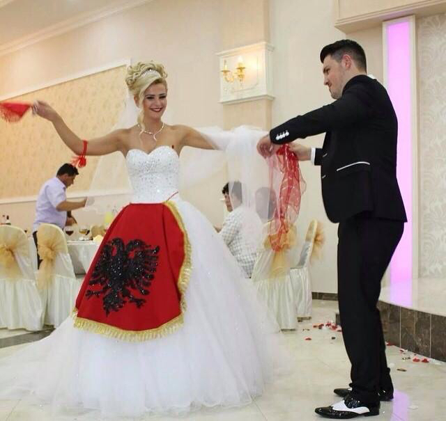 albania, albanian, groom and couple