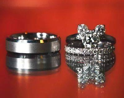 couples, silver and ring