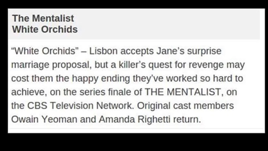 tv series, jisbon, exited and happy