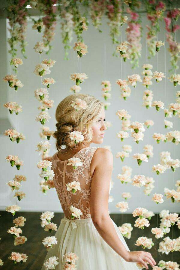 cute, Haistyle, flowers and woman