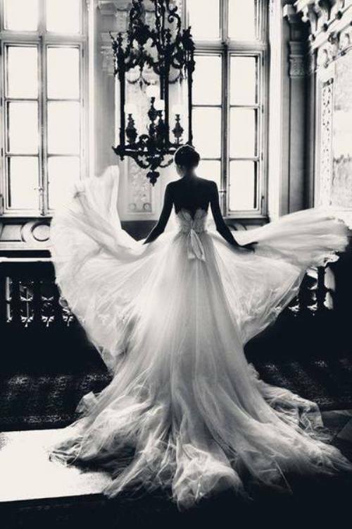 bride, happy, wedding dress and girl thing