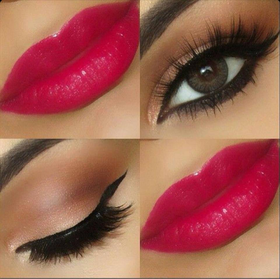 makeup, bride, red and eye-liner