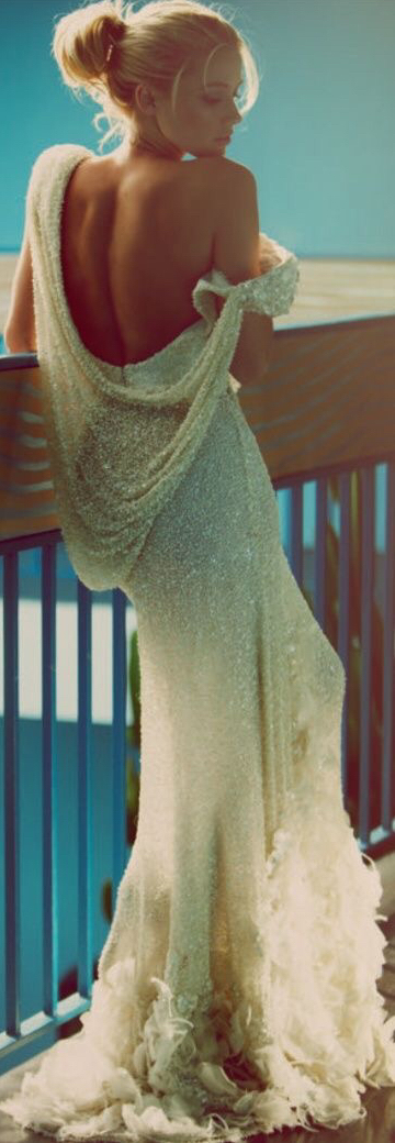 dress, coat and flowers