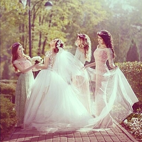 beautiful, vail, dress and poofy