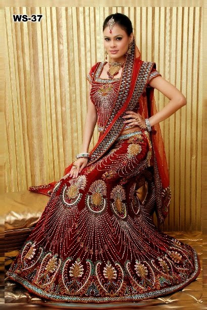 outfits, punjabi wedding lehengas and creative design