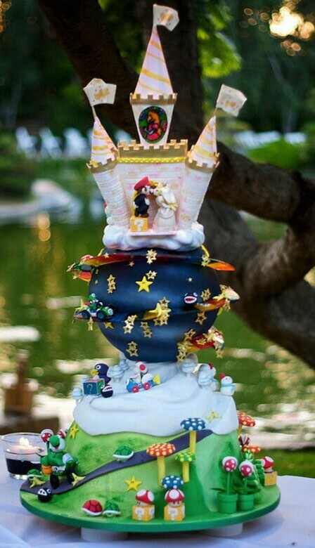 cake, video games and gaming
