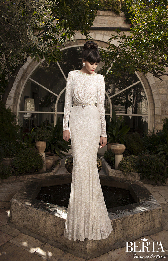 wedding dress, berta bridal, f w 2014 and full front 14-39