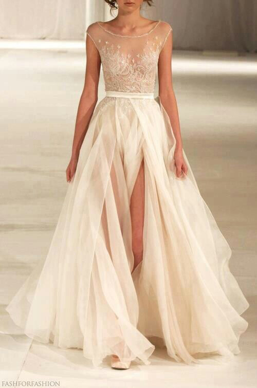 wedding gown, white dress, Couture and style