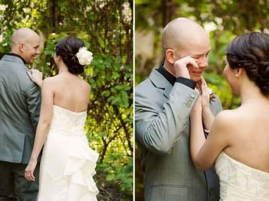 scenario, reaction and bride