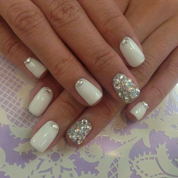 gorgeous nails, wedding nails, elegant nails and nails