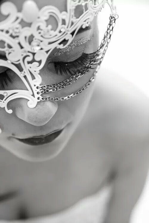 fashion, masquerade, girl and photography