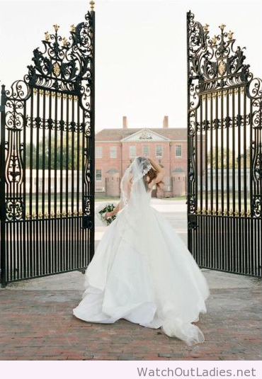 gates, dress and white