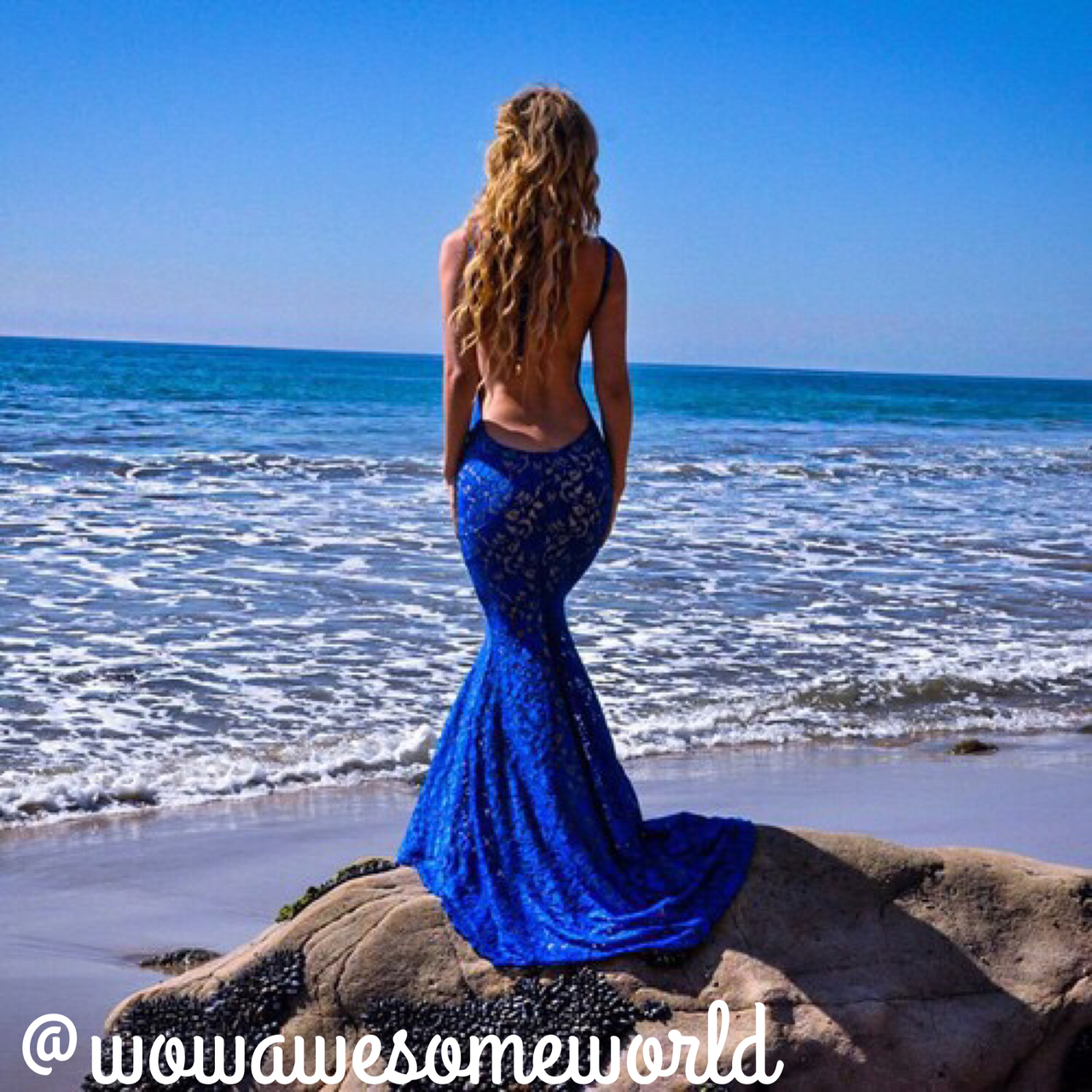 beach, gown, sexy and fashion