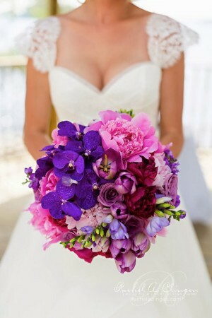 bouquet, purple and romantisme