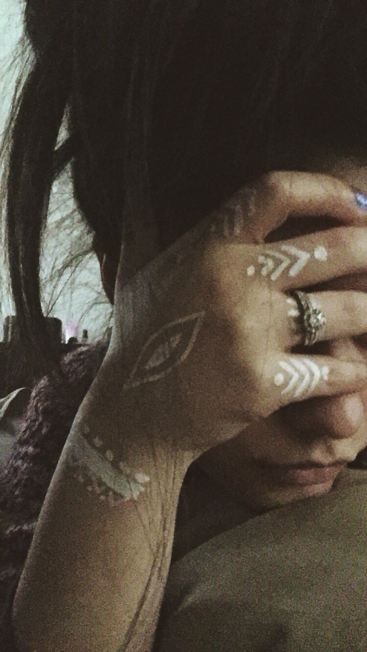 henna tattoo, girl, doodle and henna
