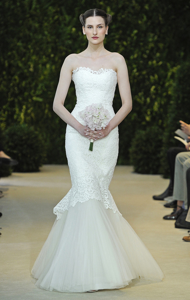 bridal, Carolina Herrera and wedding dress