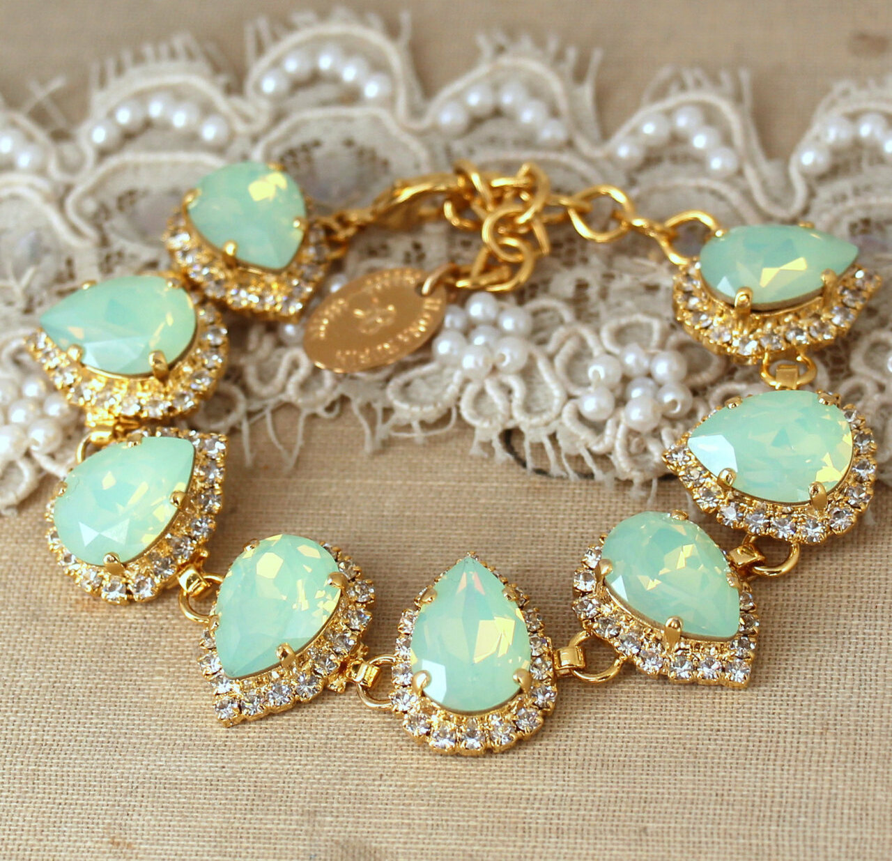 bridal, jewelry, opal and bracelet