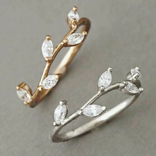 wow, ring, leaves and beautiful