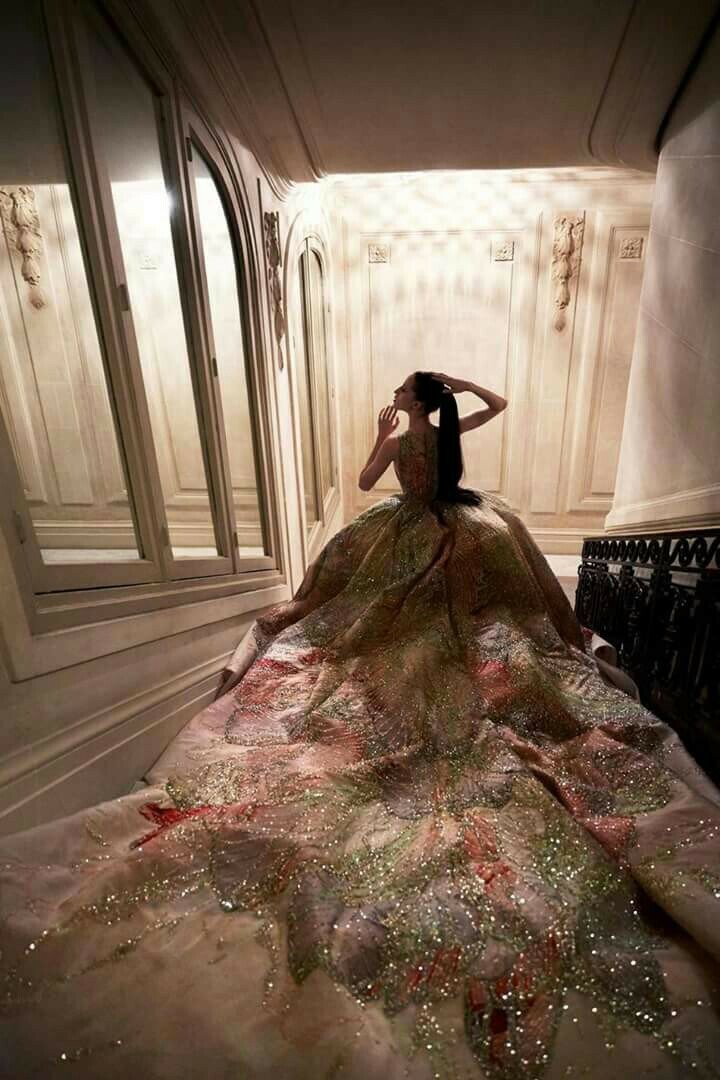 elie, dress and saab