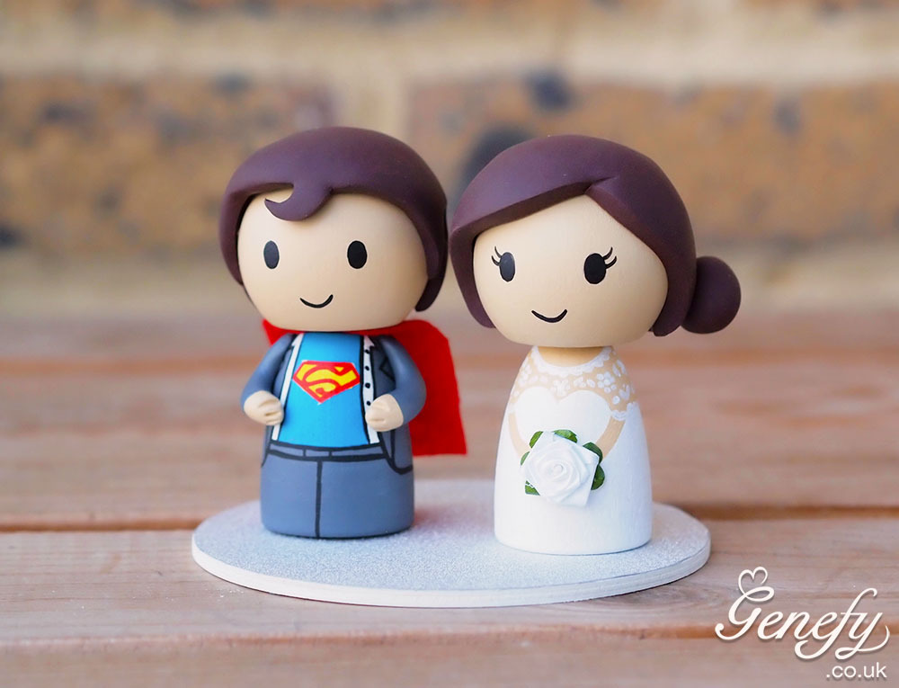 genefy playground, wedding cake topper, cake topper and bride