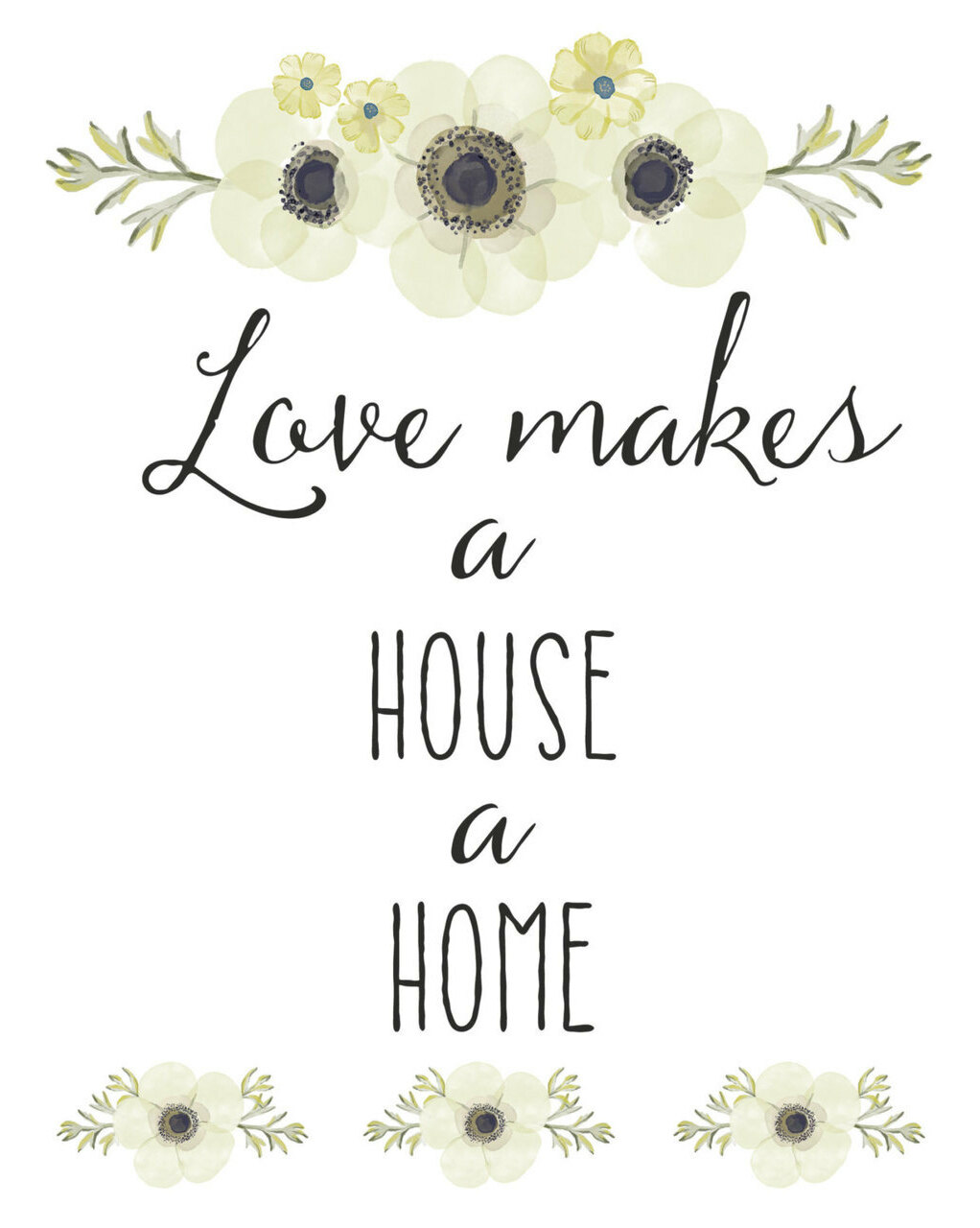 decor, flowers, floral and print