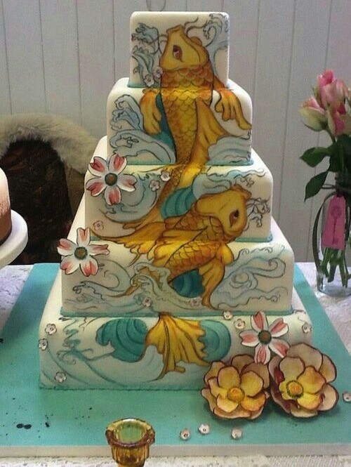 beautiful, wedding cake, wedding theme and food