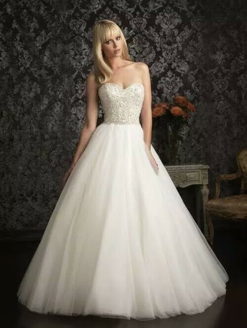 white, sweetheart, beautiful and dress