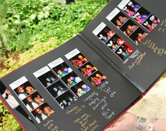 book, guestbook and friends