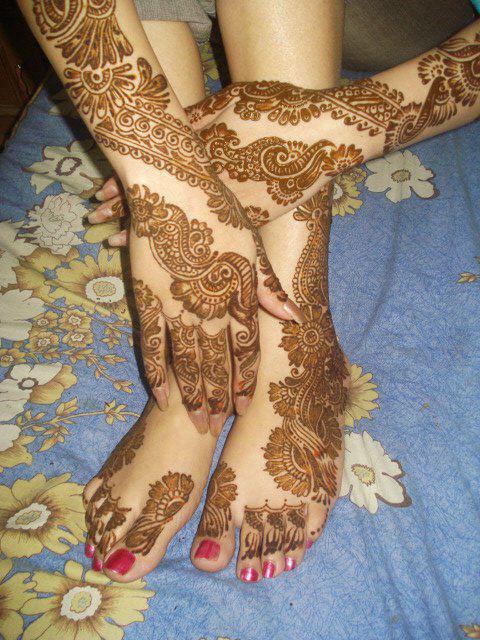 indian, bride, hands and mehndi