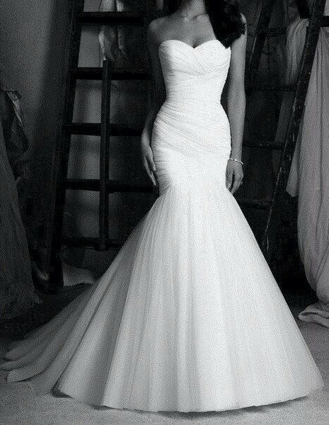 Couture, mermaid, satin and crystal