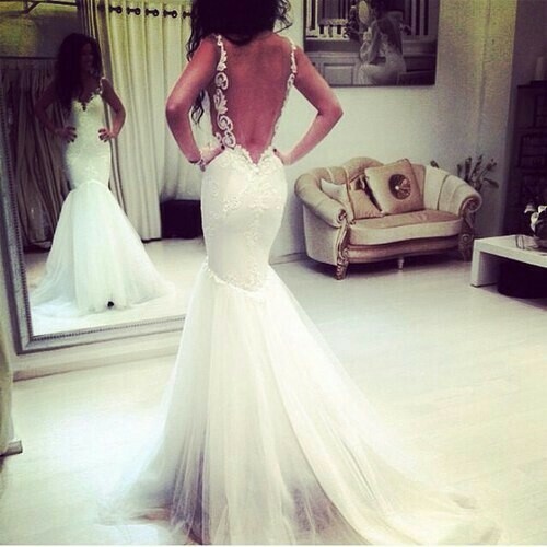 backless, long dress, luxury and white lace