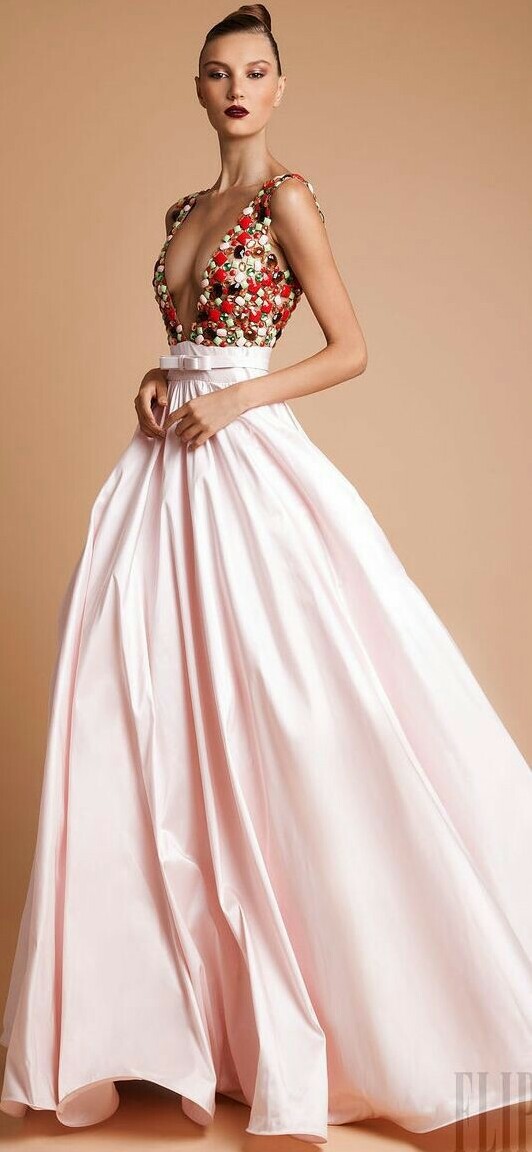 pink, evening gown, dress and long