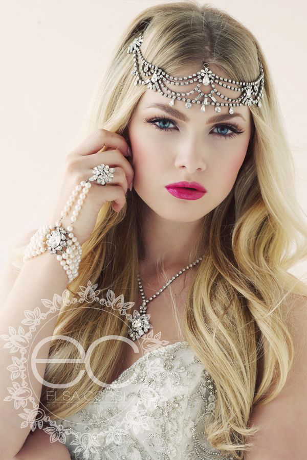 wedding day, jewellery, makeup and blonde