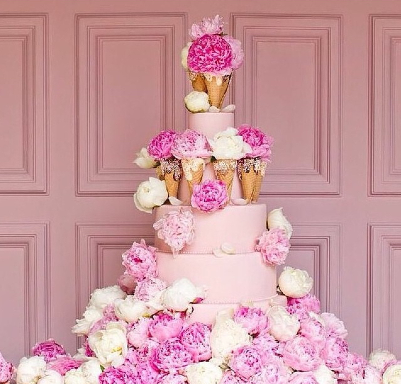 icecreamcake, flowers, weddingcake and pinkcake