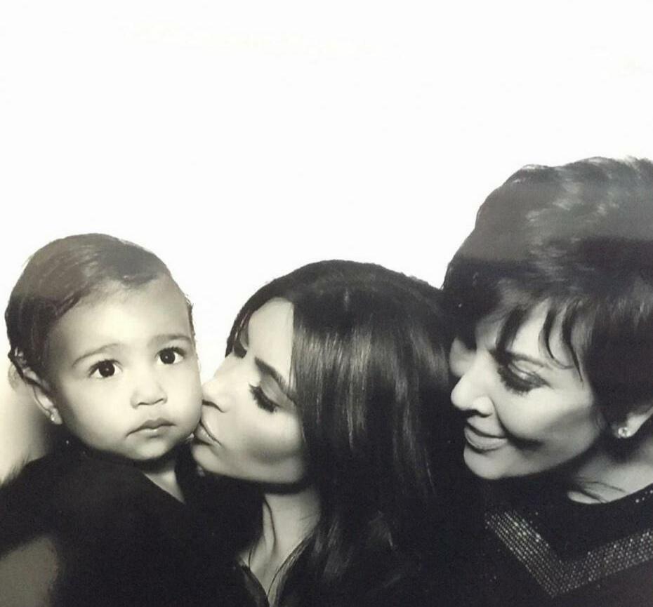 kim kardashian, family, kanye west and north west