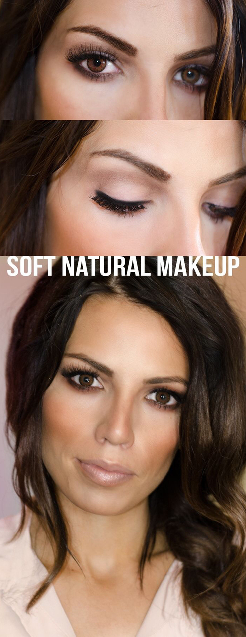 simple eye makeup, brown eyes, wedding makeup and brunette