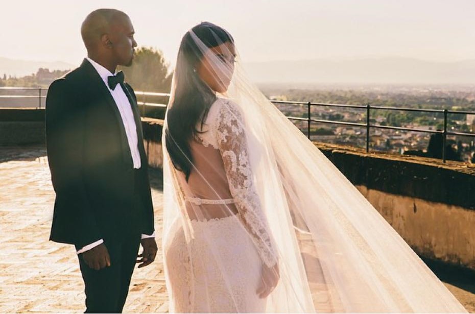 kanyewest, kimkardashian and italia