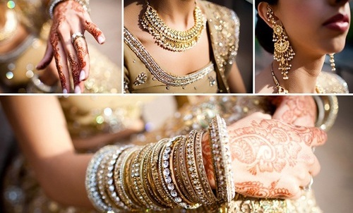 indian, pakistani bride and bangles