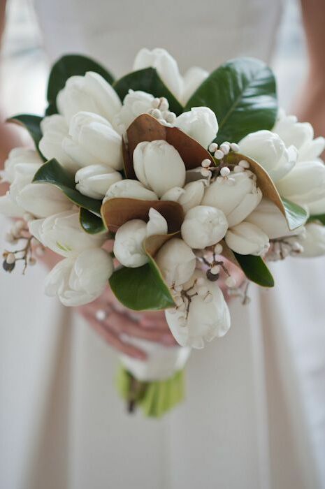 white, bouquet, photography and magnolia