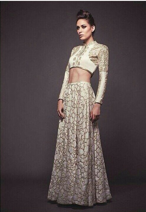 dress, white, lehenga and bridal