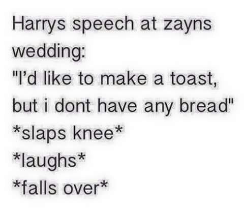Harry Styles, zayn malik and toast
