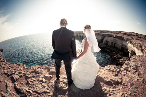 couple, novios and just married