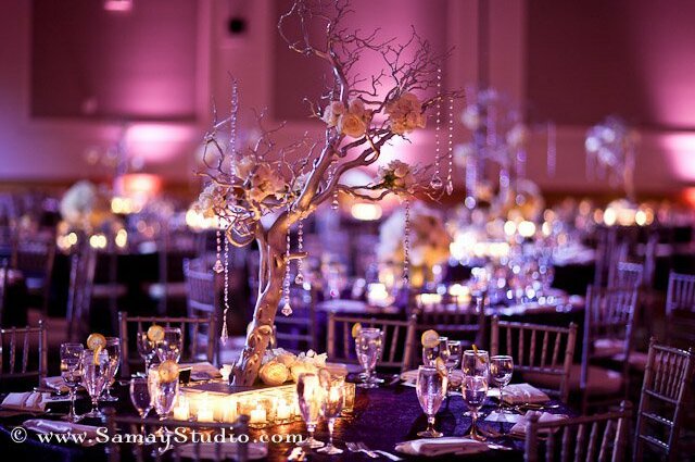 table decorations, wedding table and table