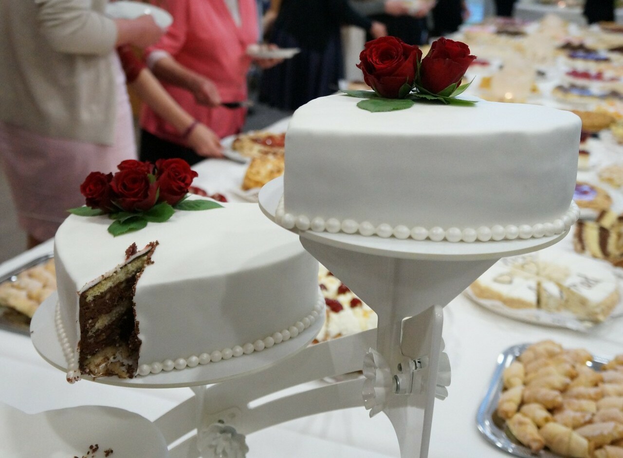 cake, weddingcake, schwarzwäldertorte and evebak