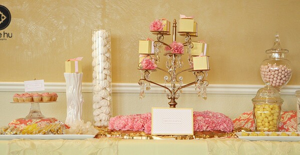 tea party, sweets and pink