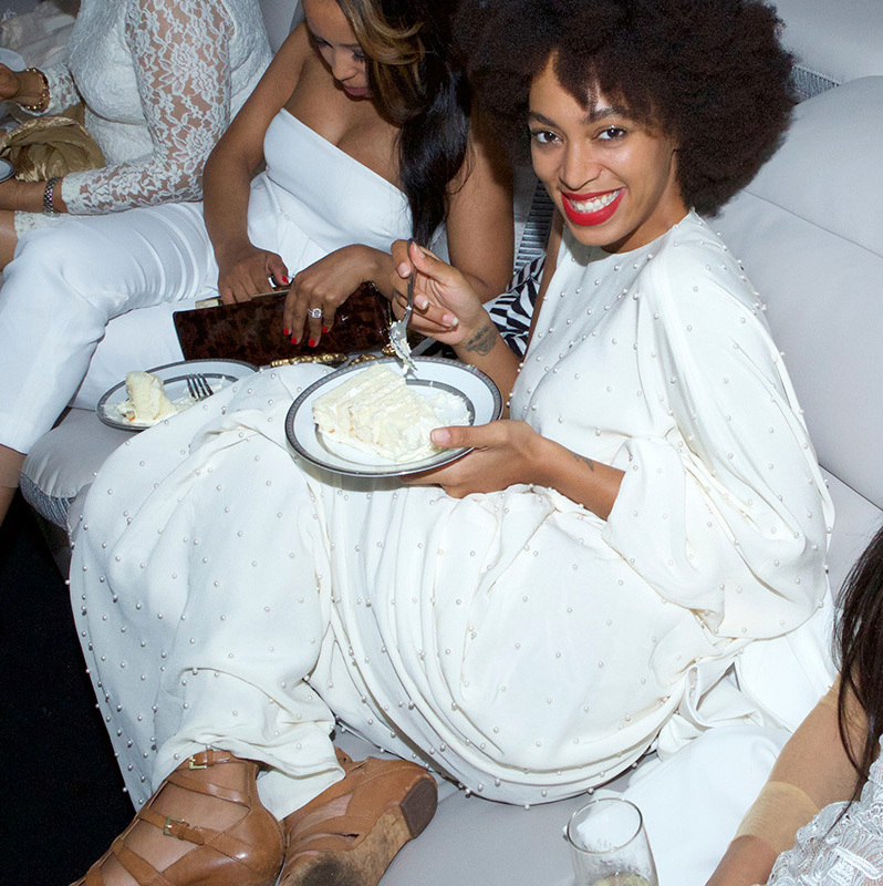 beyoncé, solange, wedding day and richard lawson